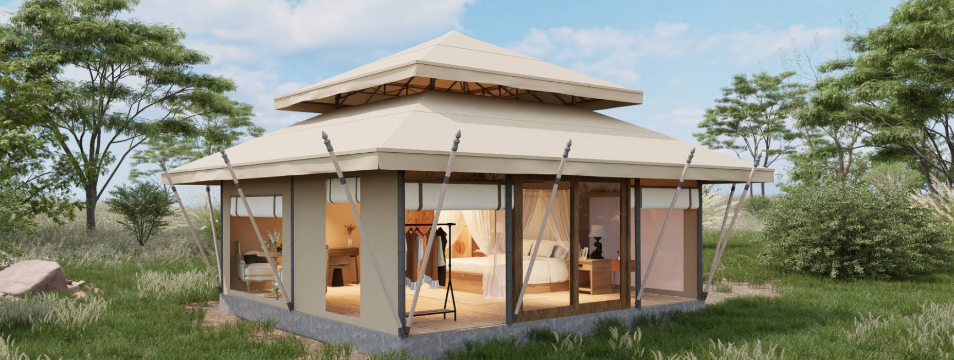 阿城区户外野奢帐篷